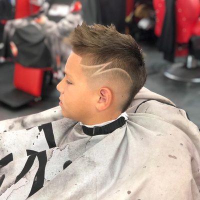 Fohawk w/design