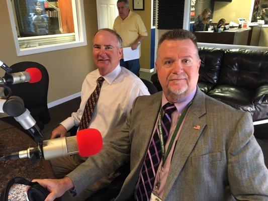 local leaders live on air