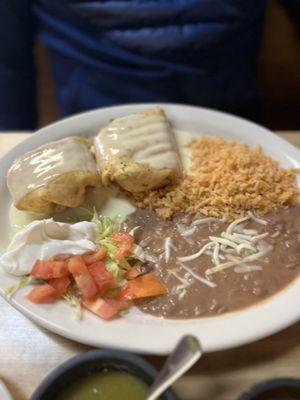 Bistec chimichanga