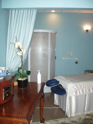 beautiful massage room