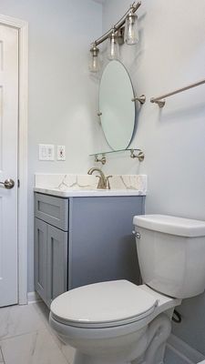 Small bathroom renovation.