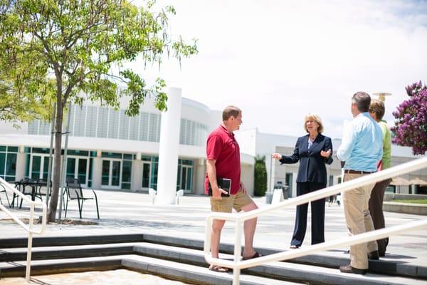 Azusa Pacific University has a main campus in Azusa, 7 regional centers throughout Southern California and offers classes online