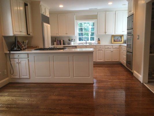 My kitchen after the big mess was cleaned. It smelled so good!