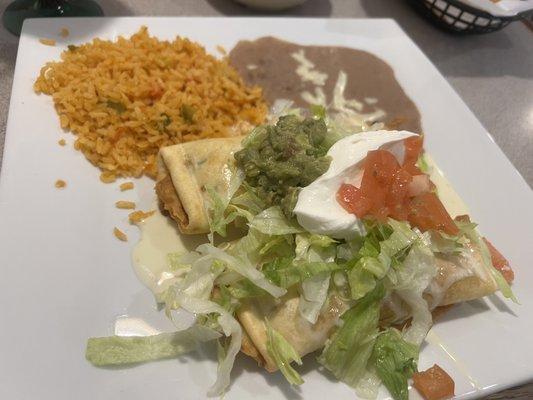 Steak chimichanga