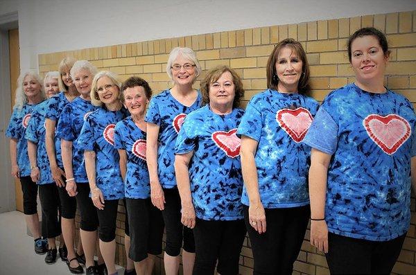 Adult Tappers Rock Their Custom Tie Dye Shirts!