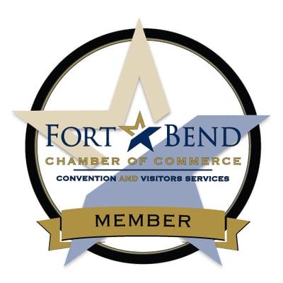 Proud member of the Fort Bend Chamber of Commerce