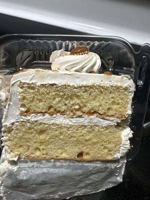 Caramel tres leches cake