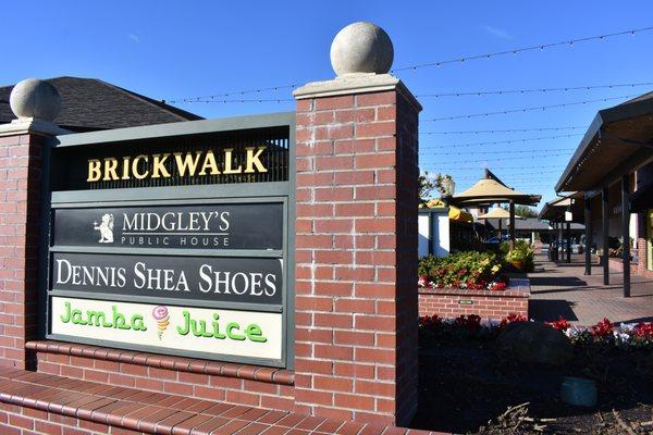 Shop, dine, stroll and then land yourself on the beautiful Brickwalk!