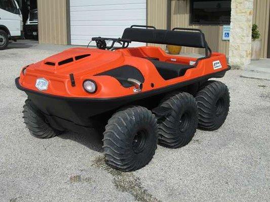 SAFETY ORANGE ARGO AMPHIBIOUS 6X6