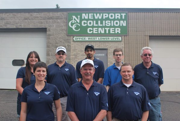 Newport Collision Center Team. Localy owned and operated since 1982, delivering the best in auto body repair.