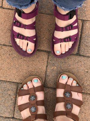 Mother Daughter pedi success!