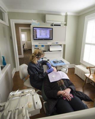 Our hygienist, Annette, is known for her gentle and thorough cleanings.