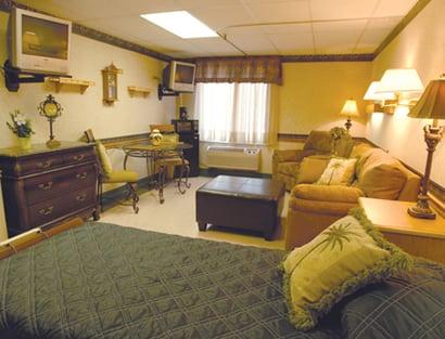 Spacious Resident Rooms