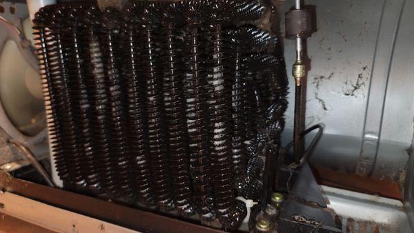 professional cleaned condenser coils