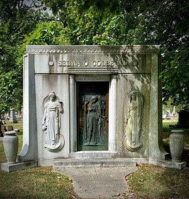 A gorgeous mausoleum.