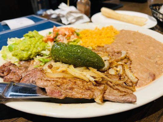 Carne Asada Plate