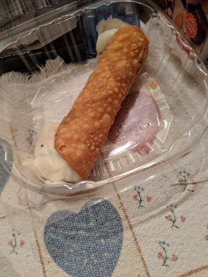 Tasty Cannoli and they have cheese cake and cheese cake bites and sometimes a new dessert for the day.