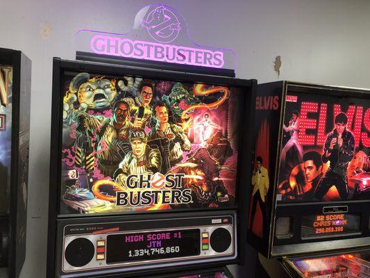 ghostbuster pinball machie