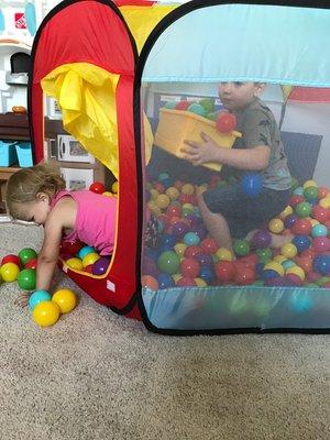 Ball pit fun