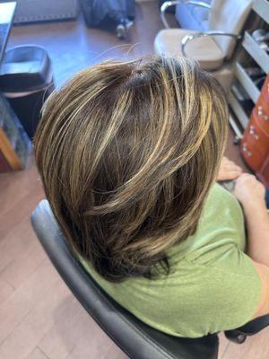 Caramel highlights