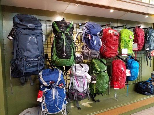 Great Osprey packs selection!