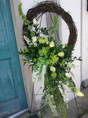 Grapevine Sympathy Wreath