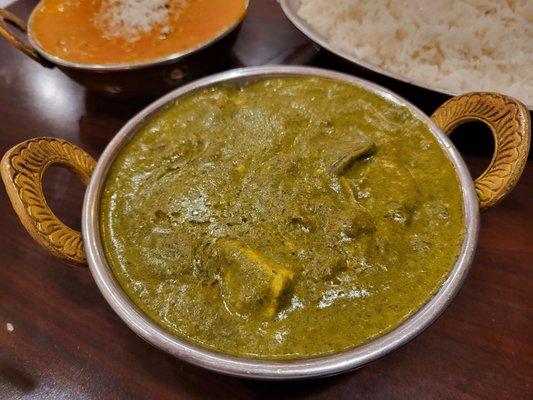 Saag Paneer or Palak Paneer