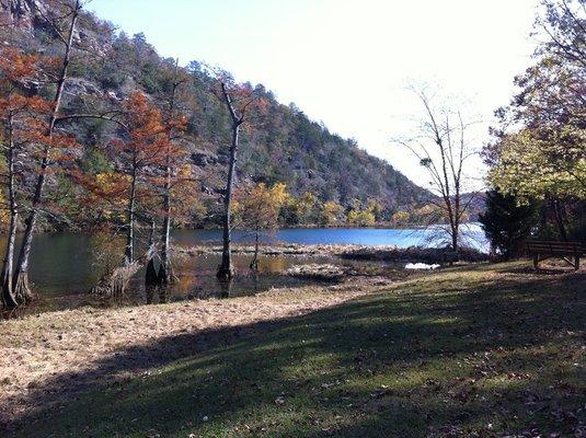 Lower Mountain Fork River a few miles from the cabin