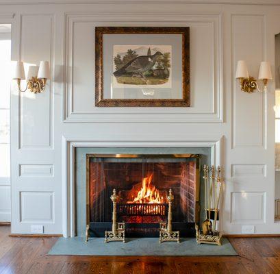 Wood burning Fireplace Restoration in Media, PA