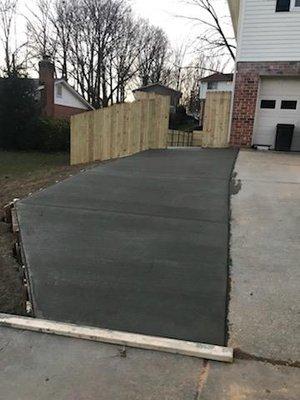 This is a driveway that we did for one of our clients.