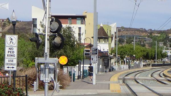 The many changes that had taken place at the Lemon Grove Trolley the New housing Units and the new crossing area