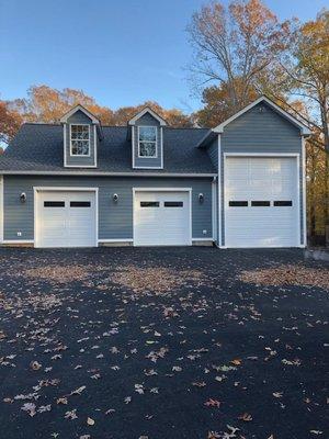 Spotsylvania County - Installing of new doors and openers on new detached garage.