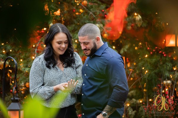 Engagement proposal at Longwood Gardens