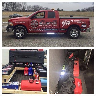 Light Service Battery Truck (001) outfitted with AAA batteries