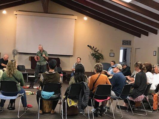 Ongoing monthly Drumming Circle with Jim Greiner at Inner Light