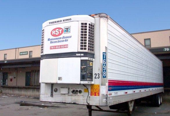 Large diesel refrigerated storage unit