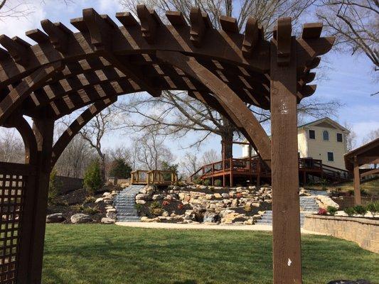 Hideaway at Crooked Creek | Beautiful Wedding Arbor