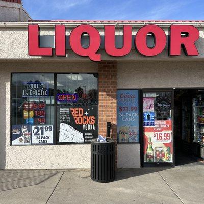 Liquor 4 Less liquor store.