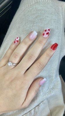 Valentine's Day nails