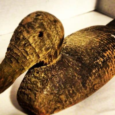 Vintage to antique Decoys. This one's hand carved! (80-100 yrs old)