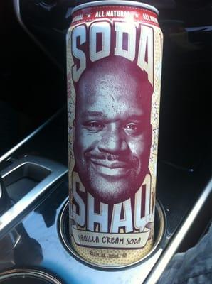 I never knew this existed....lol - SODA SHAQ (Vanilla Cream Soda)