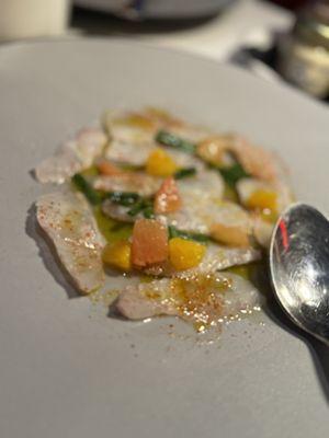 Fluke carpaccio