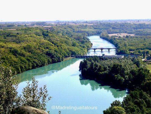 View of Dora Baltea River, Piedmont. Photo: Gianluca Butticè 2008.