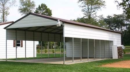 Carport Garage Storage Combo Unit