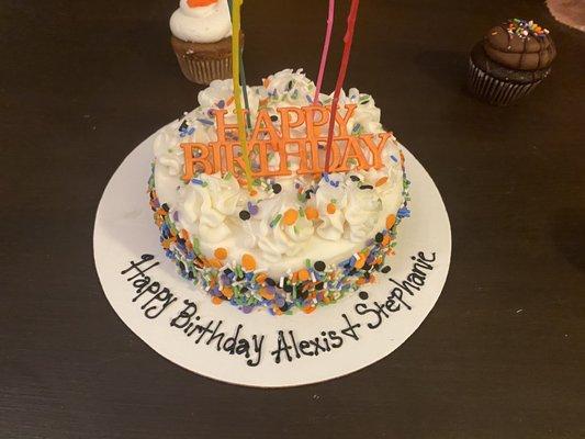 Funfetti birthday cake