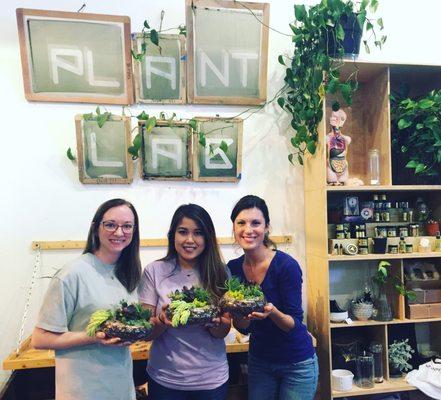 My girls and our plants!