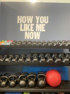 The studio is fully equipped to give you a tough workout to meet your training and fitness goals.