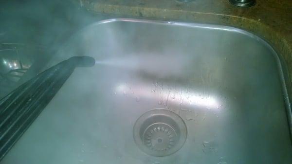 Vapor Steam cleaning, no chemicals, sanitized