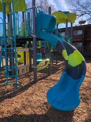 New play structure placed Summer 2020.