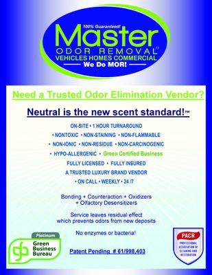 Master Odor Removal